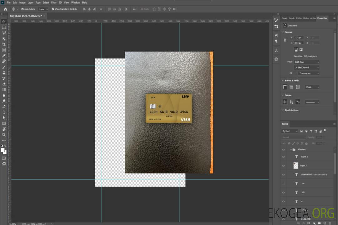 Royaume , Uni LHV bank visa gold photolook recto template